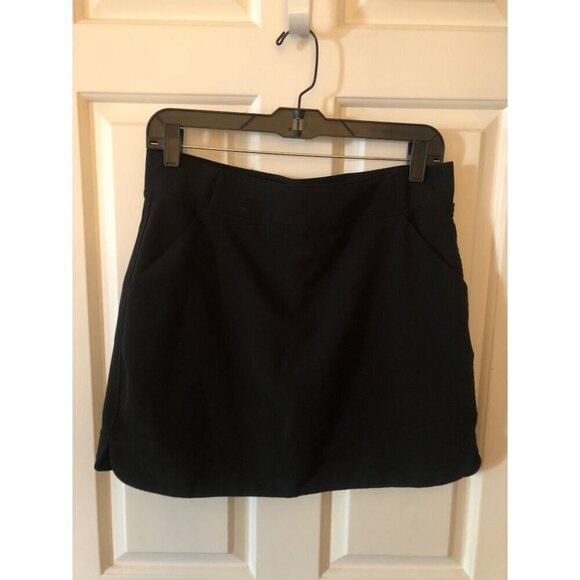 Woman's 32 Degrees Cool Black Skort Skirt Size Small - Picture 7 of 8